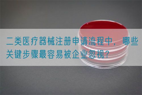 二類醫(yī)療器械注冊(cè)申請(qǐng)流程中，哪些關(guān)鍵步驟最容易被企業(yè)忽視？(圖1)