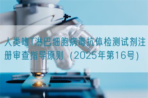 人類嗜T淋巴細(xì)胞病毒抗體檢測(cè)試劑注冊(cè)審查指導(dǎo)原則（2025年第16號(hào)）(圖1)